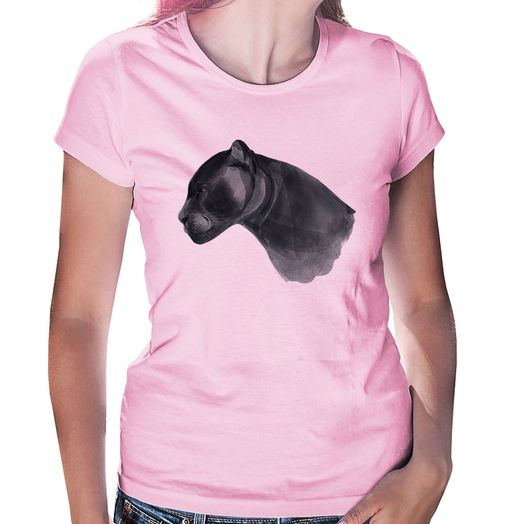 Baby Look Jaguar - Rosa Bebê