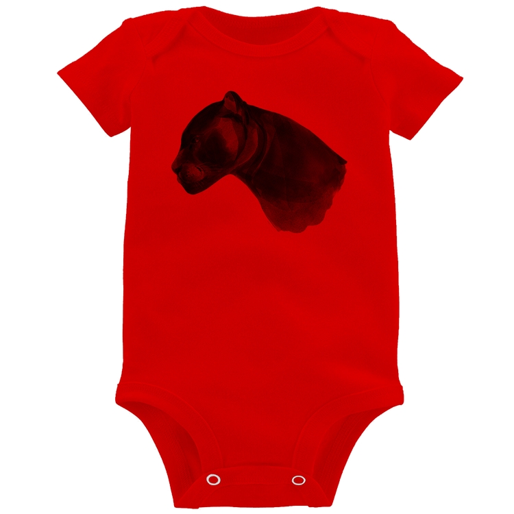 Body Bebê Jaguar - Vermelho