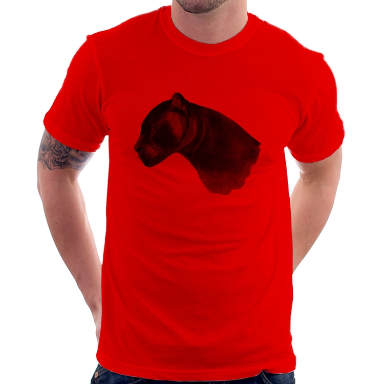 Camiseta Jaguar - Vermelha