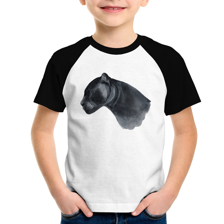 Camiseta Raglan Infantil Jaguar