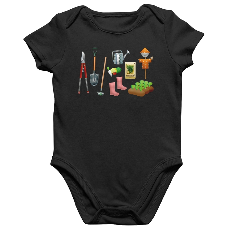 Body Bebê Algodão Jardinagem Paisagista