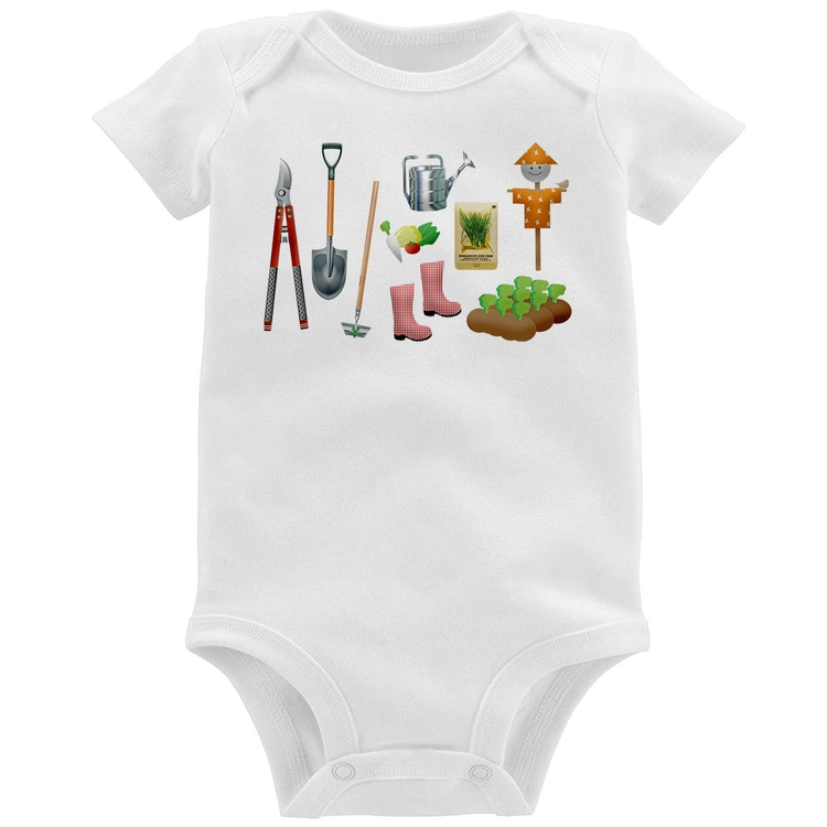 Body Bebê Jardinagem Paisagista