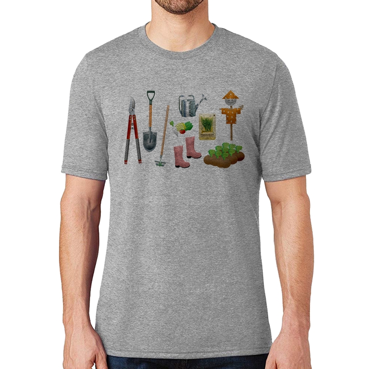 Camiseta Jardinagem Paisagista - Cinza