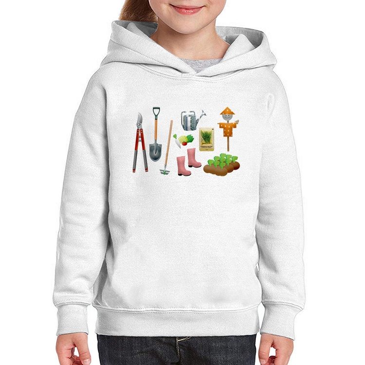 Moletom Infantil Jardinagem Paisagista
