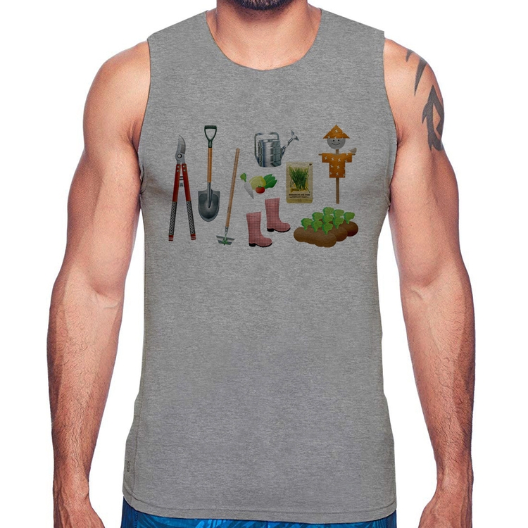 Regata Jardinagem Paisagista - Cinza