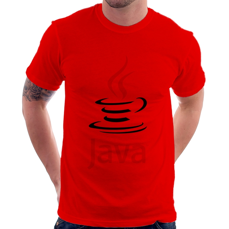 Camiseta Java Café - Vermelha