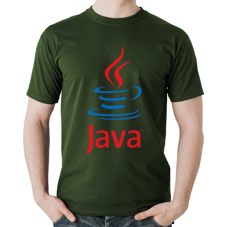 Camiseta Algodão Java Café - Musgo