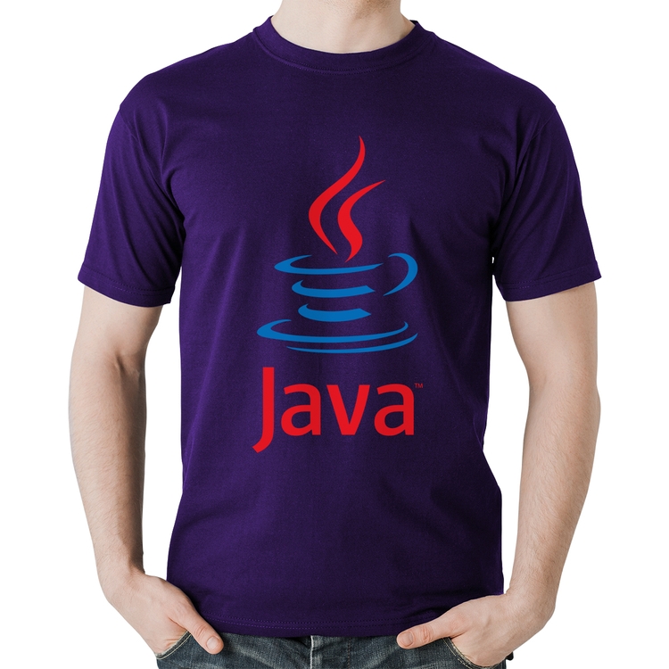 Camiseta Algodão Java Café - Roxa