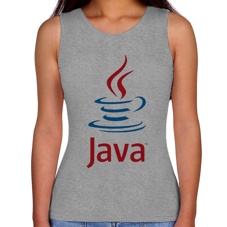 Regata Feminina Java Café - Cinza