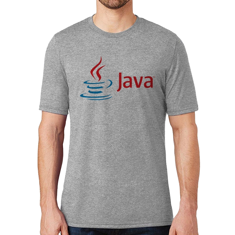 Camiseta Java - Cinza