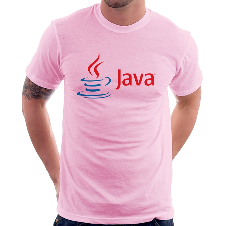 Camiseta Java - Rosa Bebê