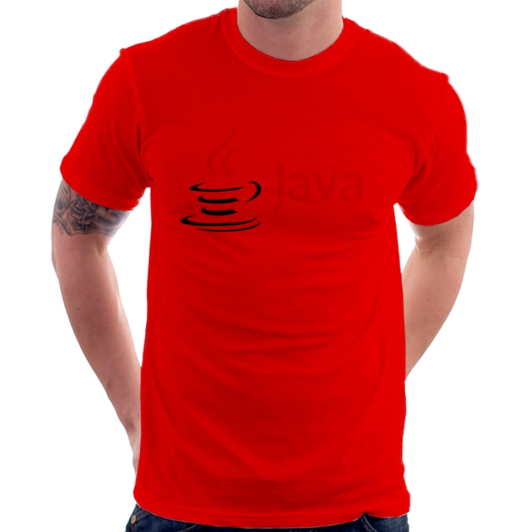 Camiseta Java - Vermelha