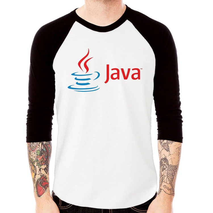 Camiseta Raglan Java Manga 3/4