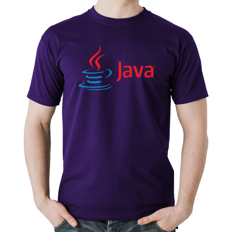 Camiseta Algodão Java - Roxa