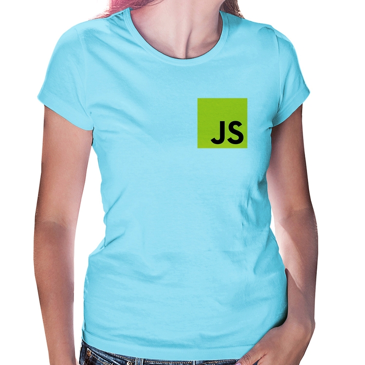 Baby Look JavaScript - Azul Bebê