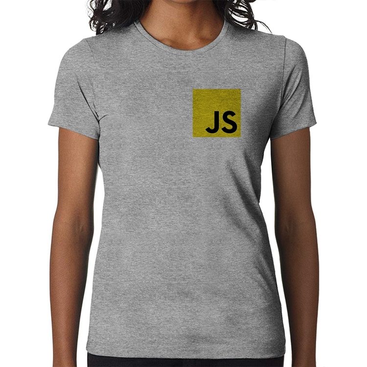 Baby Look JavaScript - Cinza