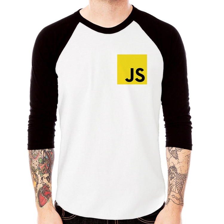 Camiseta Raglan JavaScript Manga 3/4