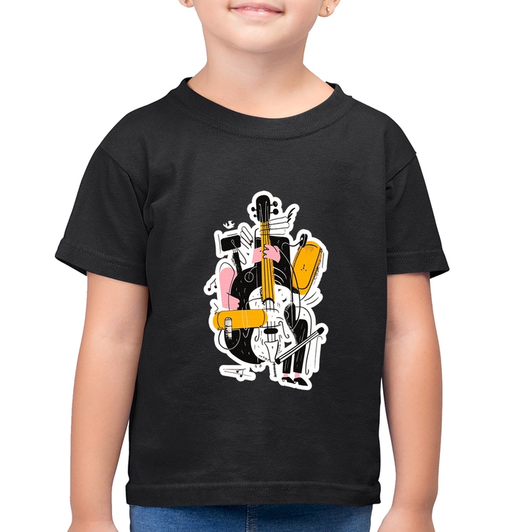 Camiseta Algodão Infantil Jazzy Bass