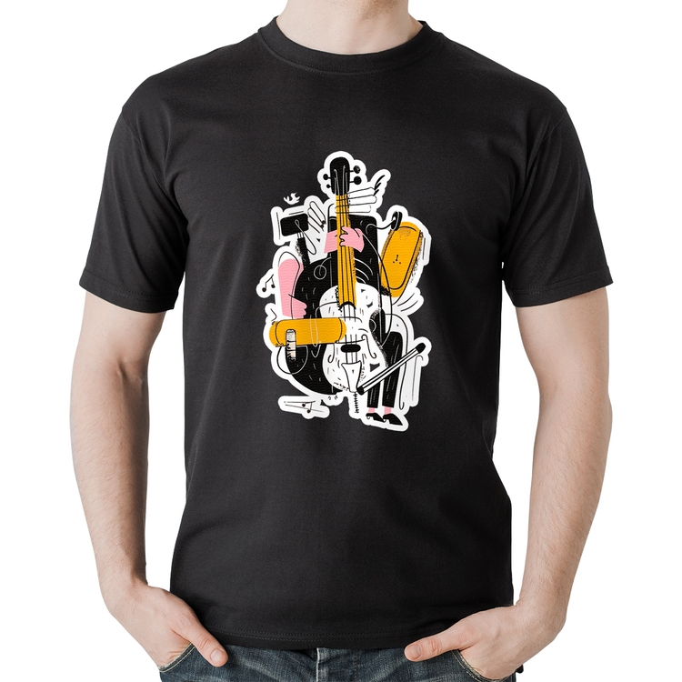 Camiseta Algodão Jazzy Bass