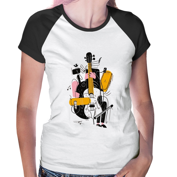 Baby Look Raglan Jazzy Bass