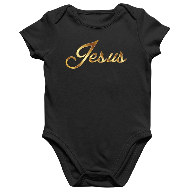 Body Bebê Algodão Jesus 