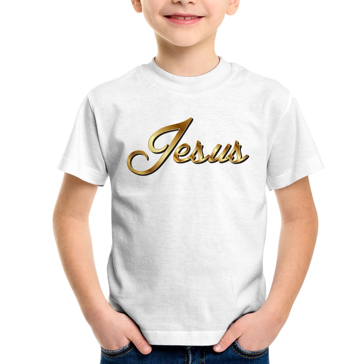 Camiseta Infantil Jesus 