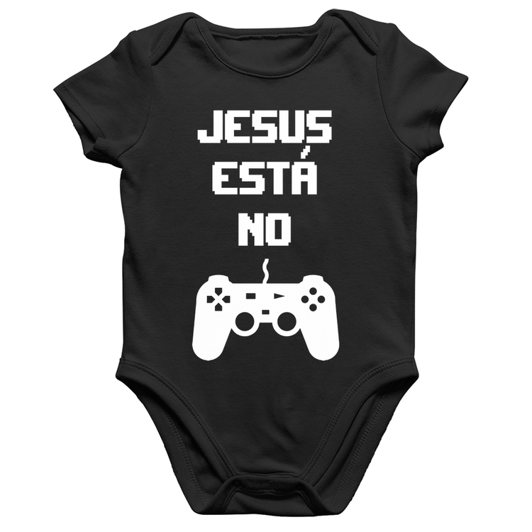 Body Bebê Algodão Jesus está no controle