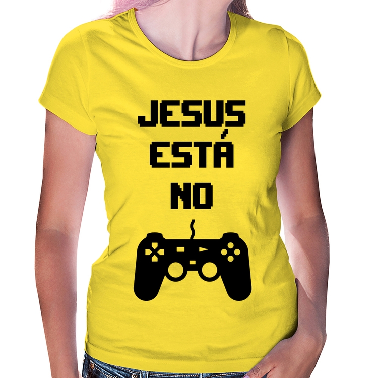 Baby Look Jesus está no controle - Amarela