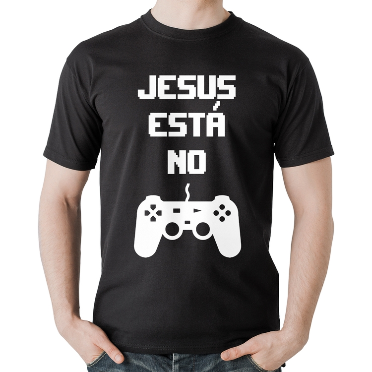Camiseta Algodão Jesus está no controle