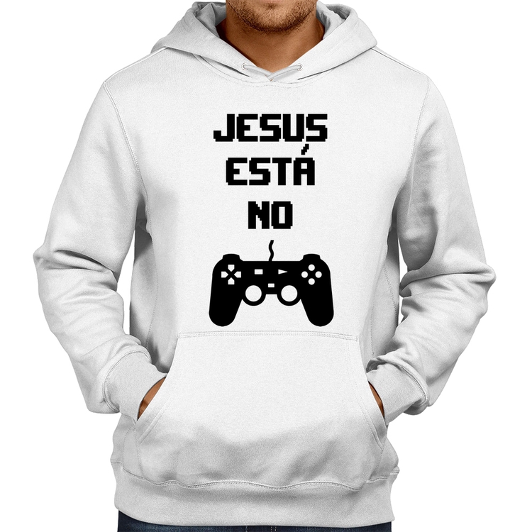 Moletom Jesus está no controle - Branco