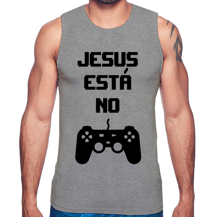 Regata Jesus está no controle - Cinza