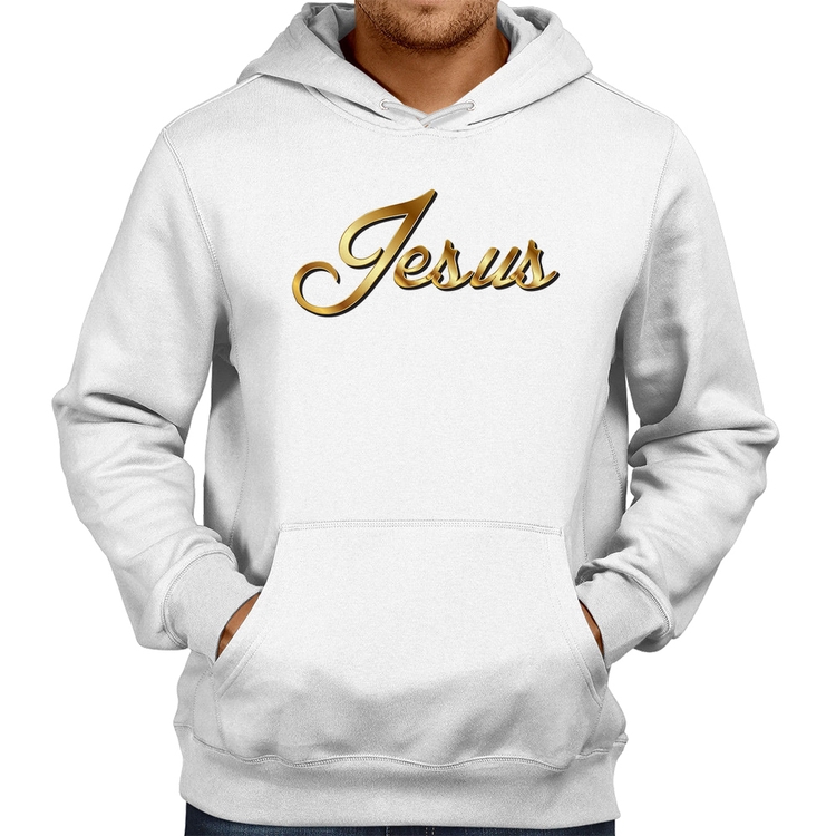Moletom Jesus  - Branco