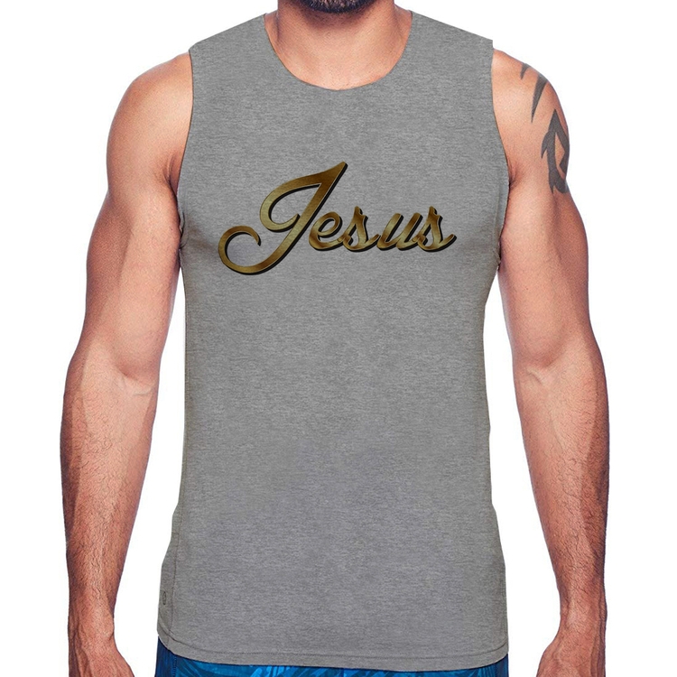 Regata Jesus  - Cinza