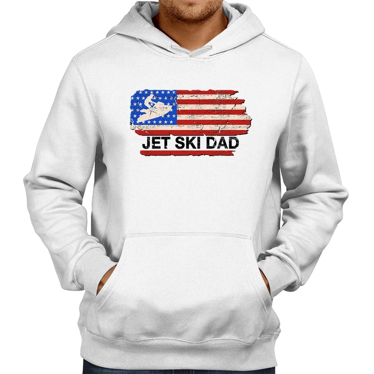 Moletom Jet Ski Dad - Branco