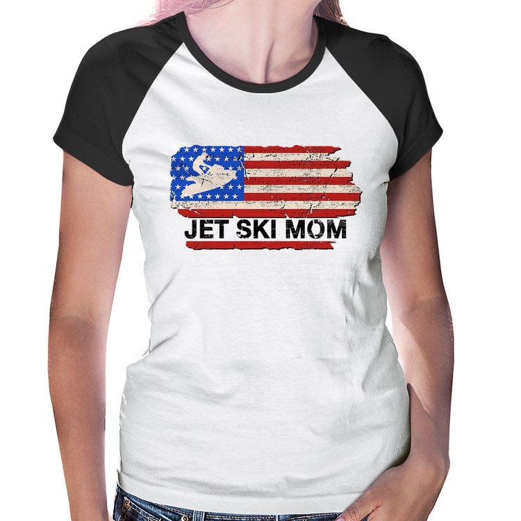 Baby Look Raglan Jet Ski Mom