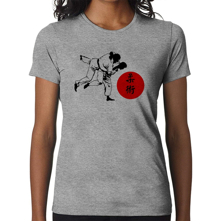 Baby Look Jiu Jitsu Judô Artes Marciais - Cinza