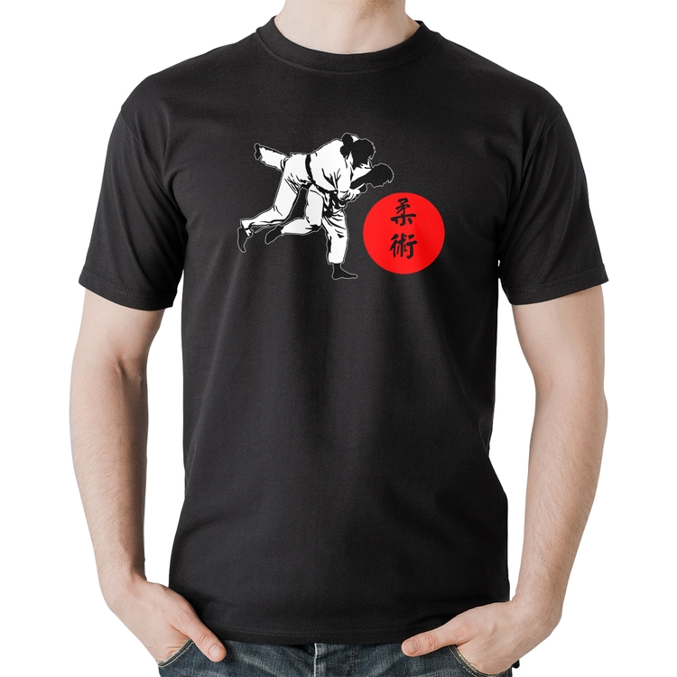 Camiseta Algodão Jiu Jitsu Judô Artes Marciais