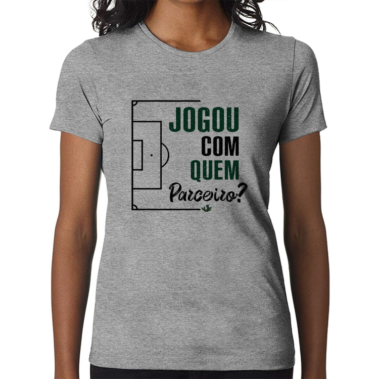 Baby Look Jogou com quem parceiro? - Cinza
