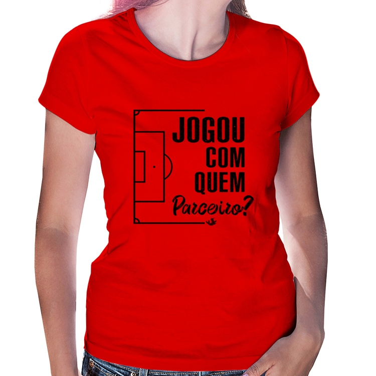 Baby Look Jogou com quem parceiro? - Vermelha