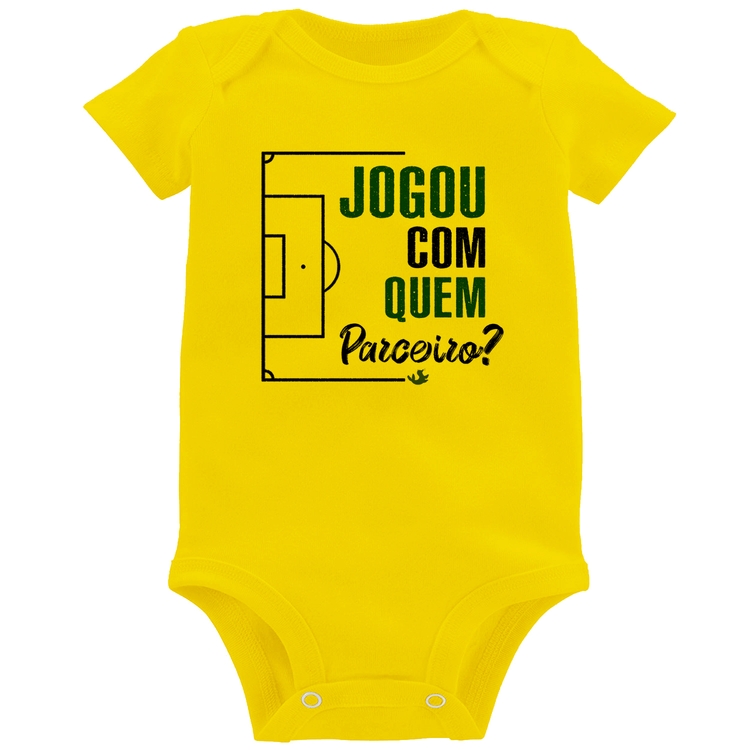 Body Bebê Jogou com quem parceiro? - Amarelo
