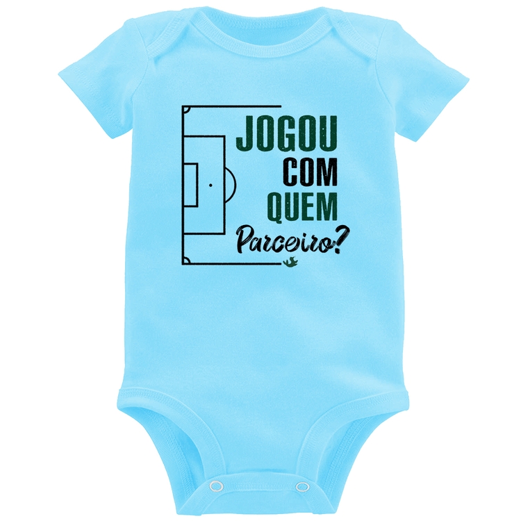 Body Bebê Jogou com quem parceiro? - Azul Bebê