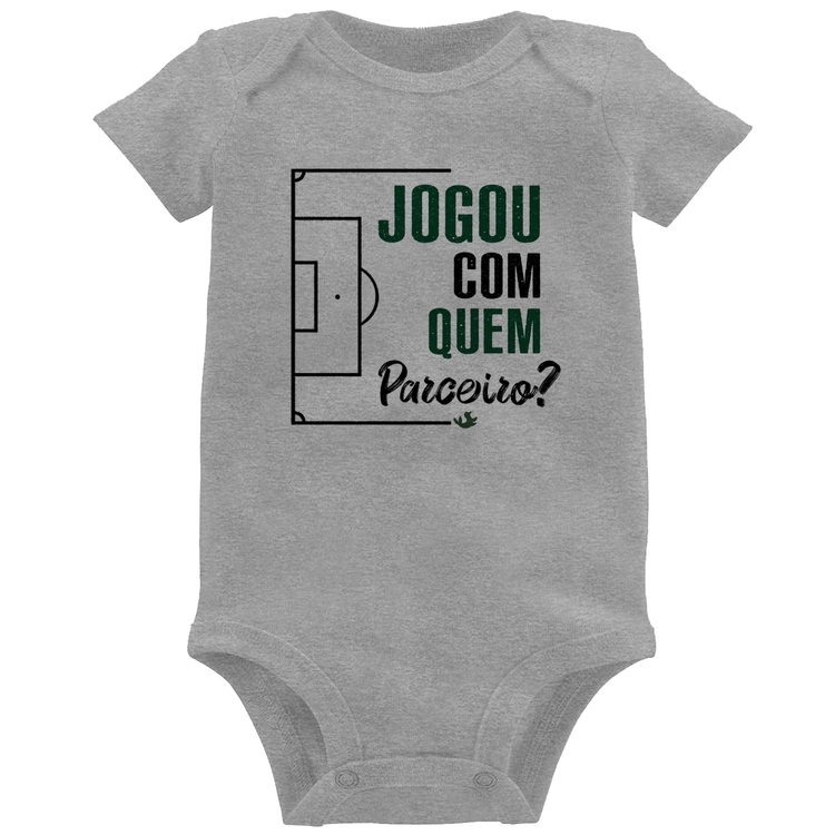 Body Bebê Jogou com quem parceiro? - Cinza