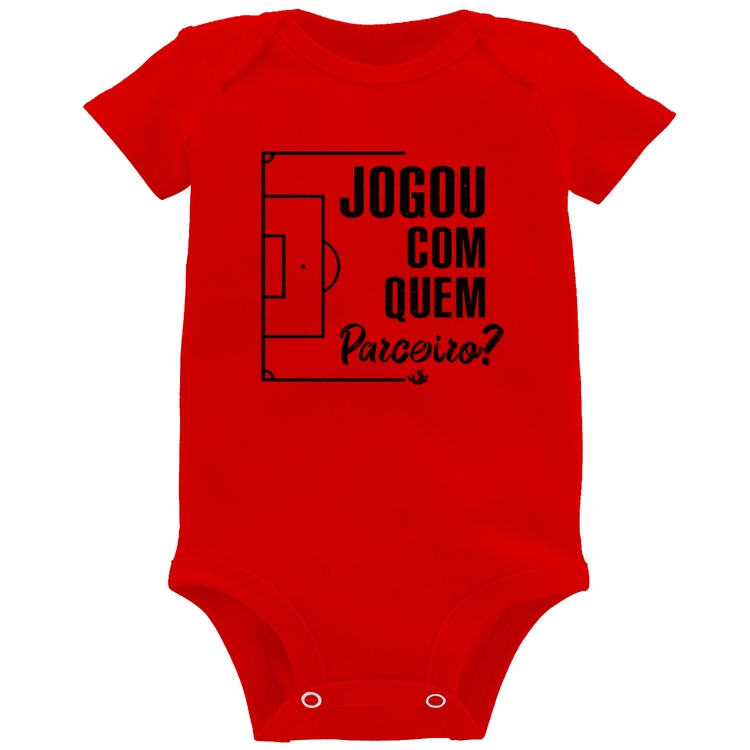 Body Bebê Jogou com quem parceiro? - Vermelho