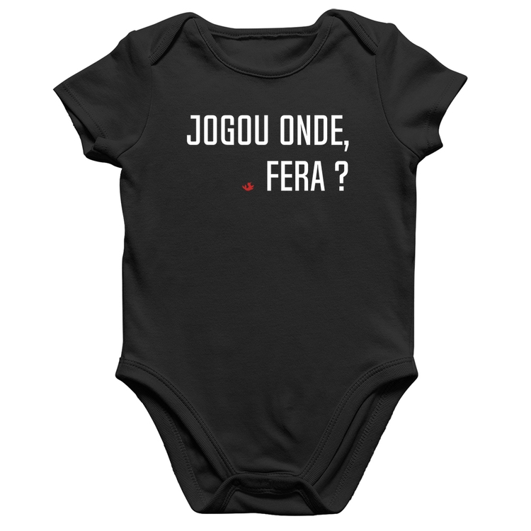 Body Bebê Algodão Jogou onde fera?