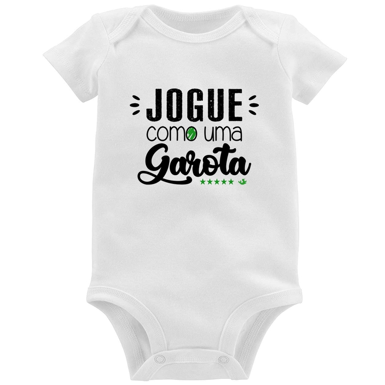 Body Bebê Jogue como uma garota