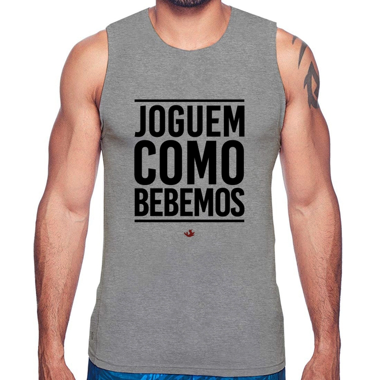 Regata Joguem como bebemos - Cinza