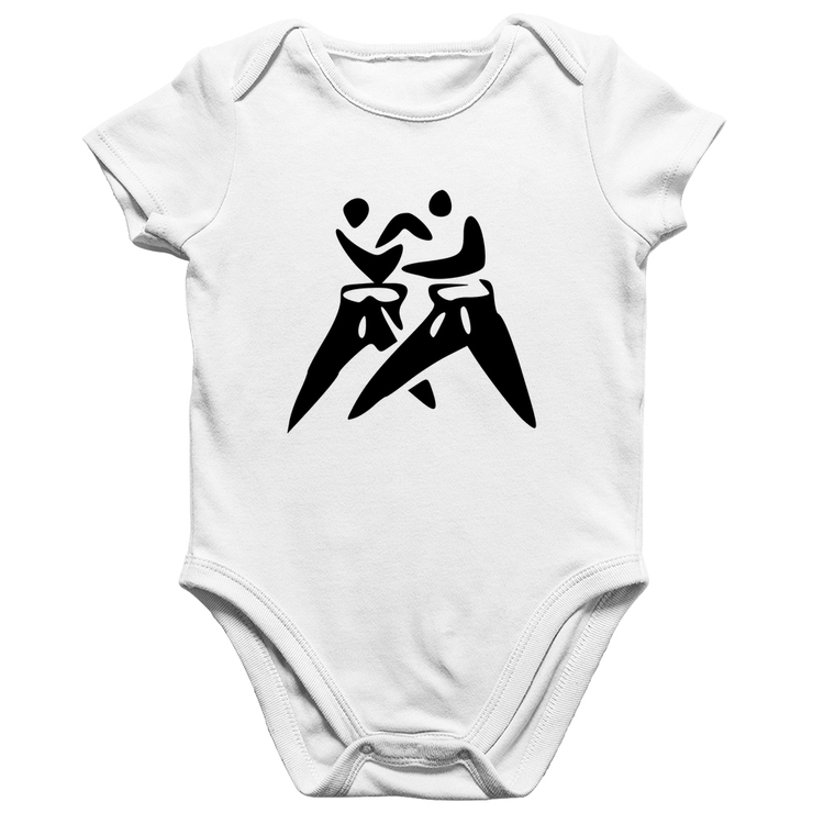 Body Bebê Algodão Judô Jiu Jitsu - Branco