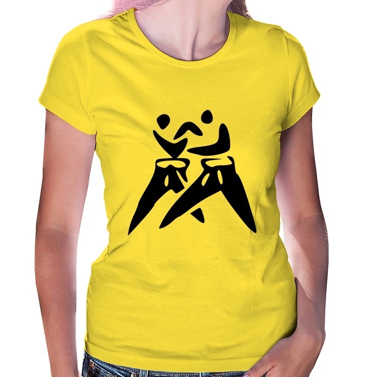 Baby Look Judô Jiu Jitsu - Amarela