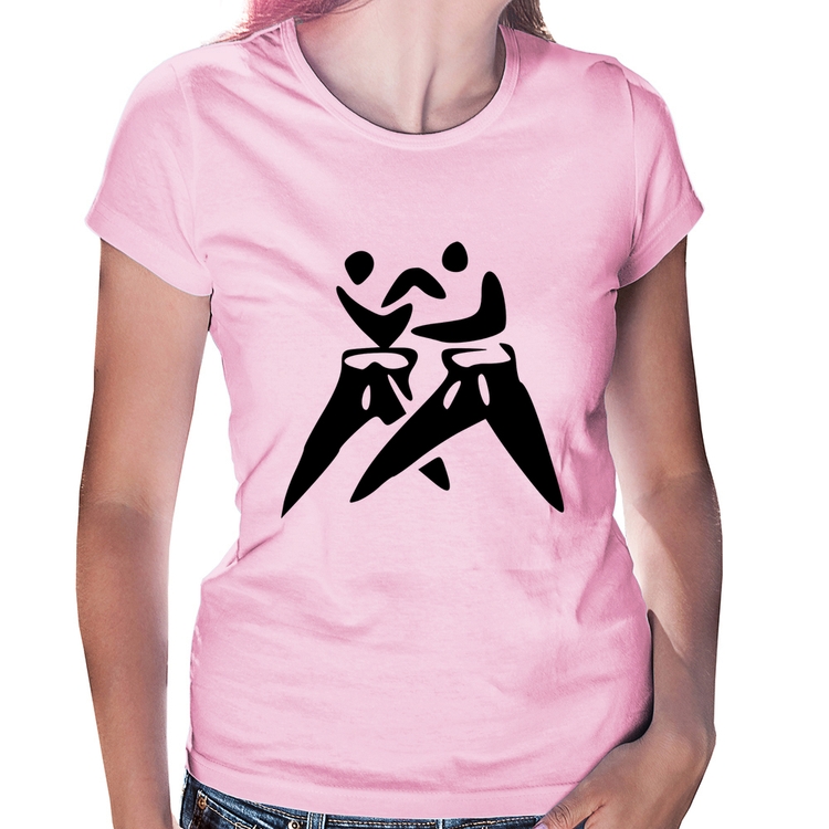 Baby Look Judô Jiu Jitsu - Rosa Bebê