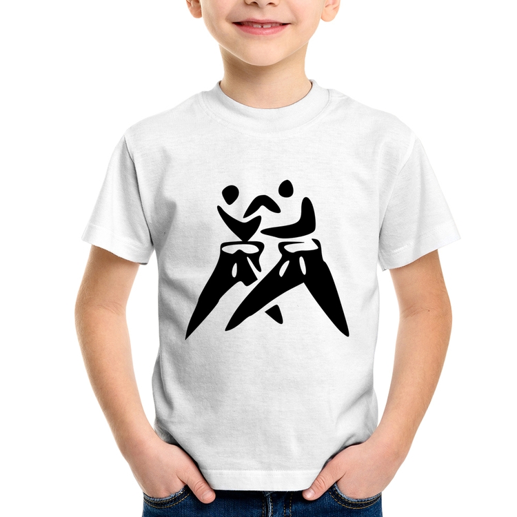 Camiseta Infantil Judô Jiu Jitsu
